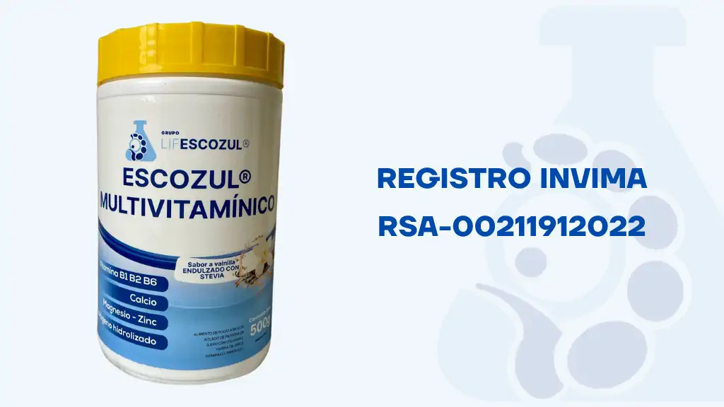 Registro Sanitario de ESCOZUL® PROB